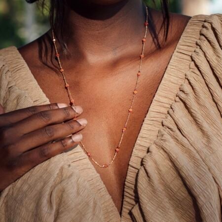 Timeless Carnelian Necklace Medium