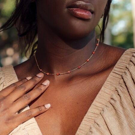 Timeless Carnelian Necklace Short