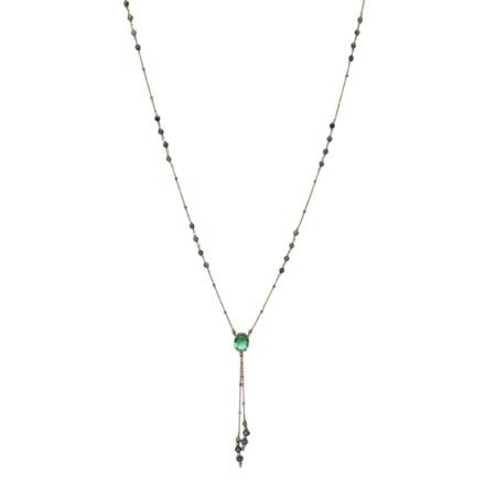Green Long Necklace